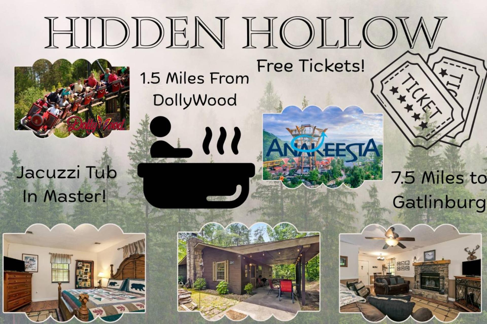 Hidden Hollow Pigeon Forge Buitenkant foto